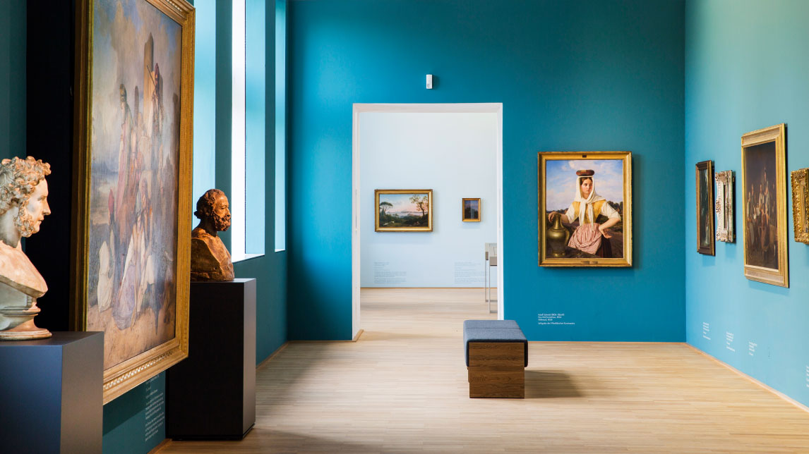 Blick ins LWL-Museum in Münster