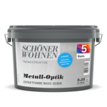 Metall-Optik Effektfarbe, Mix-Basis Silber